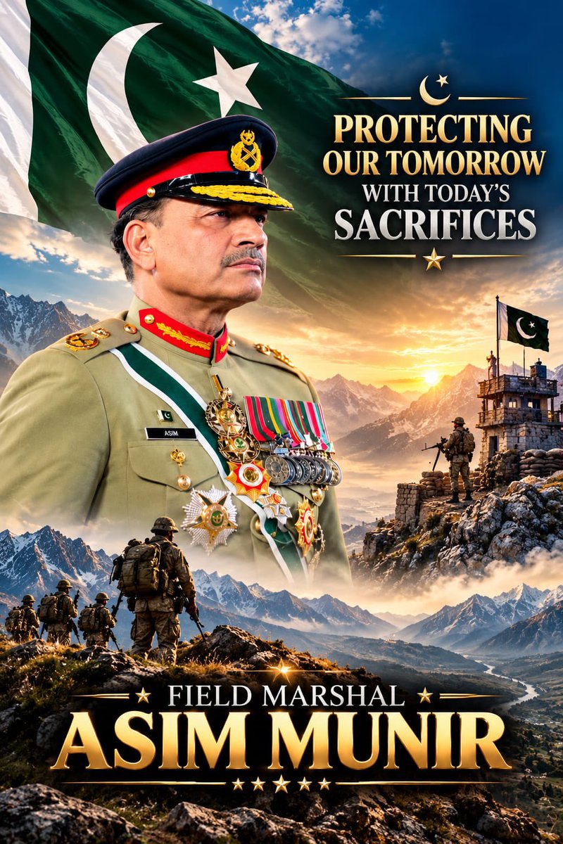 aitzaz_adv's tweet photo. CDF Asim Munir turns challenges into a coordinated national response.

#LegendaryCDF #TrustedWorldwideCDF #SymbolOfResilienceCDF #NationStandsWithCDF #BlessedAndGuidedCDF https://t.co/m0q3na0YSQ