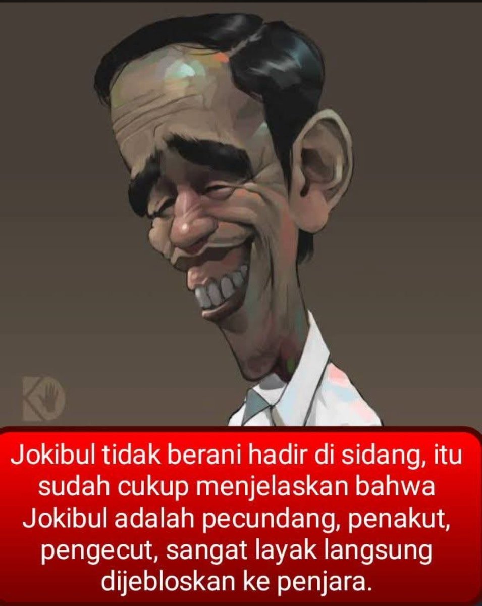 MDHSNA_'s tweet photo. Tidak ada kata haram dalam politik yang ada kehilafan, karena dlm politik itu berbohong mjd santapan bukan sekedar profesi, anda bisa jadi maling, penipu, pembohong yang legal

Jokowi tidak pernah hadir dalam sidang krn sudah saling pengkondisian namun tetap dihormati mul termul https://t.co/iSsv9tdNbN