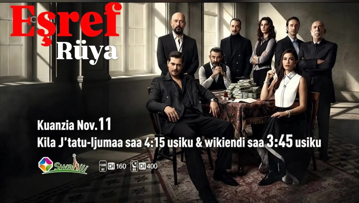 laurapolettini's tweet photo. #çağatayulusoy  è pronto ! Il protagonista di #eşrefrüya con il suo #eşreftek il prossimo 11 novembre iniziano  la sua programmazione sulla piattaforma
StarTimes nella regione dell'Africa orientale, che comprende Kenya, Tanzania e i paesi vicini, con doppiaggio in Swahili. https://t.co/0aUdAuG11y