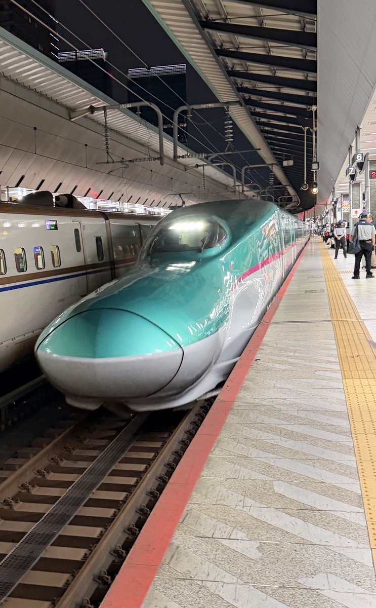 gravity808's tweet photo. 北へ向かいます、東京駅結構混んでる
#東北新幹線 #やまびこ #銀の鈴 #ちいかわ https://t.co/TgWWInudkY