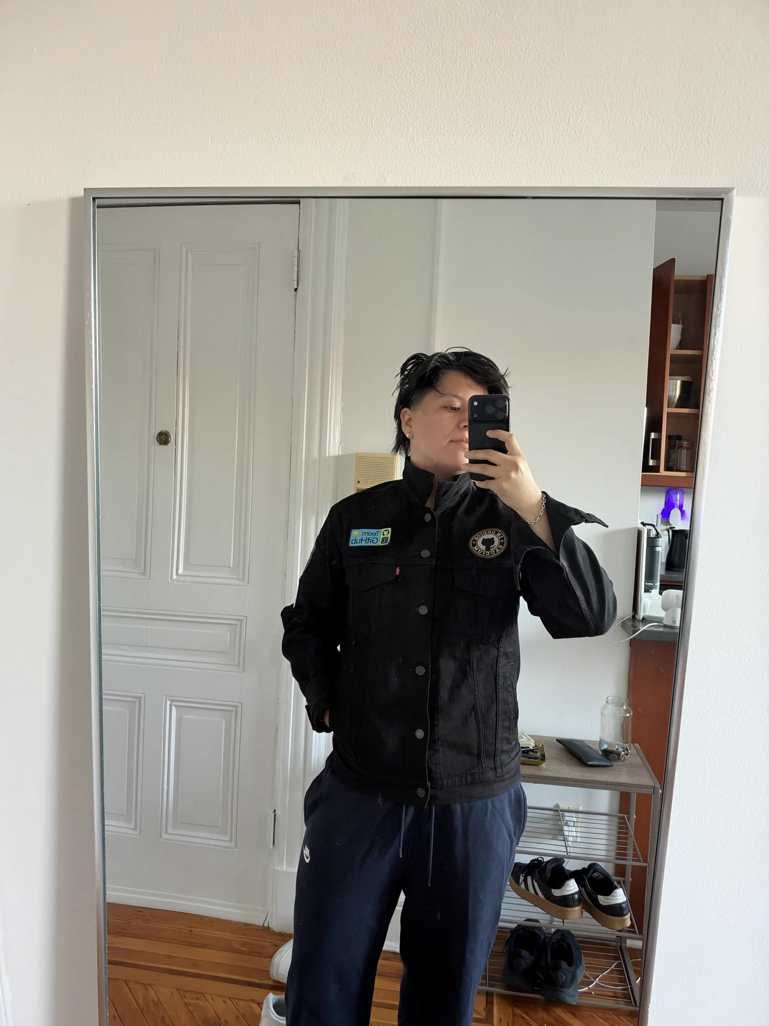 GPS on X: "Weight loss goal was for my GitHub jacket to be able to ...