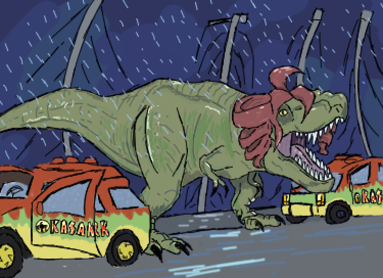 Washen_D's tweet photo. first big-ish Teto related post since my Teto Jurassic Park drawings https://t.co/ib6wUlLILS
