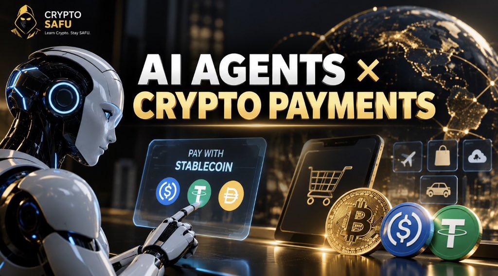 CryptoSafuHQ's tweet photo. 🤖 AI AGENTS × CRYPTO

Elon Musk says Grok Bot is growing faster than anything he’s seen.

Meanwhile, Coinbase sees stablecoins as a key payment method for AI agents.

McKinsey estimates AI agents could influence $3–5 trillion in global commerce by 2030.

AI could become the buyer. Crypto could power the payments.