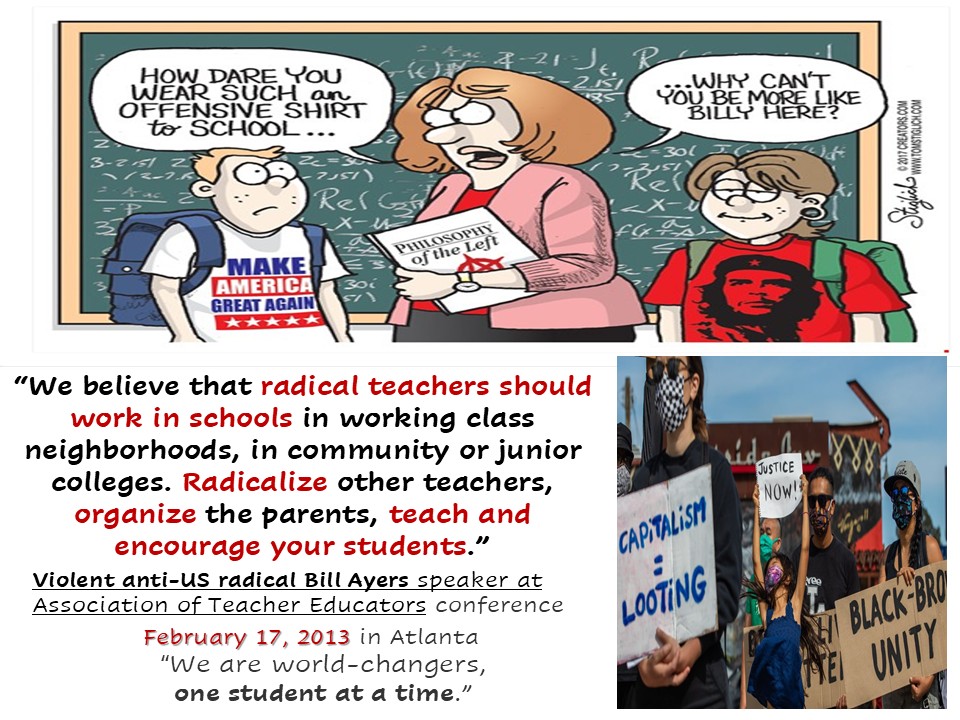 USCivicsGuide's tweet photo. @WallStreetApes U.S. Democrats have worked together &amp; organized groups to indoctrinate - brainwash decades of K-16 &amp; community organize to teach older adults  to hate US. 
To blame capitalism for all problems. 
Their well planned long term goal is here. https://t.co/cjXZySMJ35