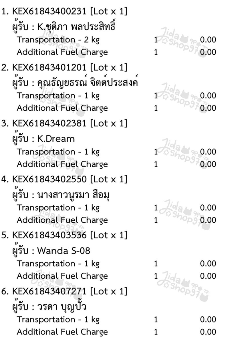 Jidashop97's tweet photo. 🚚Tracking Kerry Express (25/10/69)
💚 ขอบคุณค่ะ🫶🏻 #Updatebyjida_mt https://t.co/lPxFoerAon