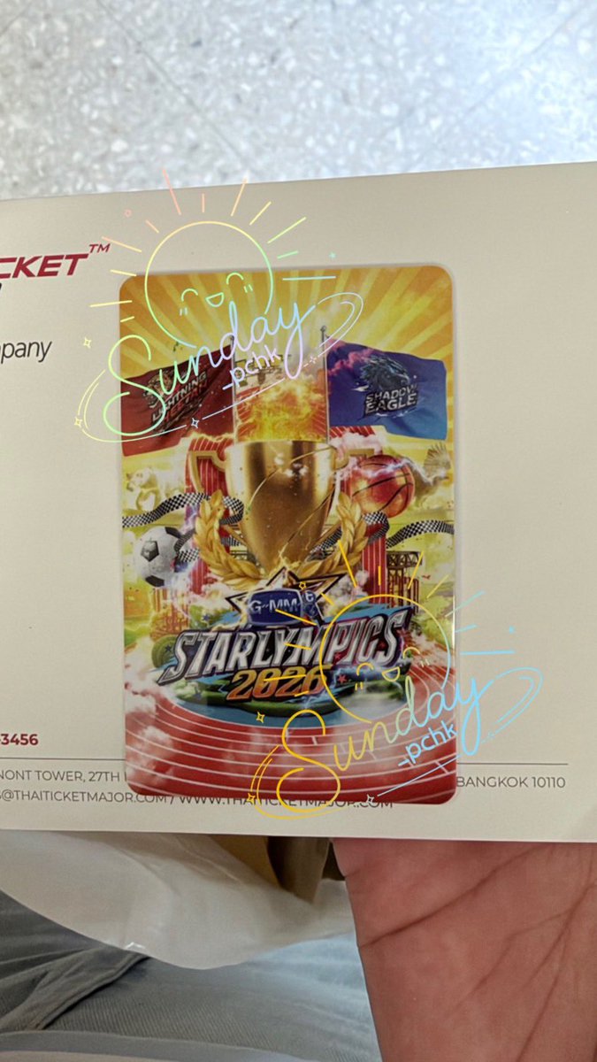 Sunday_pchk's tweet photo. wts selling / ปล่อย ขาย บัตร : not original price
*แลกบัตรแข็งเรียบร้อยแล้ว*

#GMMTVStarlympics2026 #ตลาดนัดgmmtv

📌Zone M Row H Seat 1X 1ใบ
📌บวกค่าธรรมเนียม มีค่ากดคั้บ
ราคาอัพ ++ ✅

สนใจ dm / mention kaa https://t.co/P82sSRwZbg