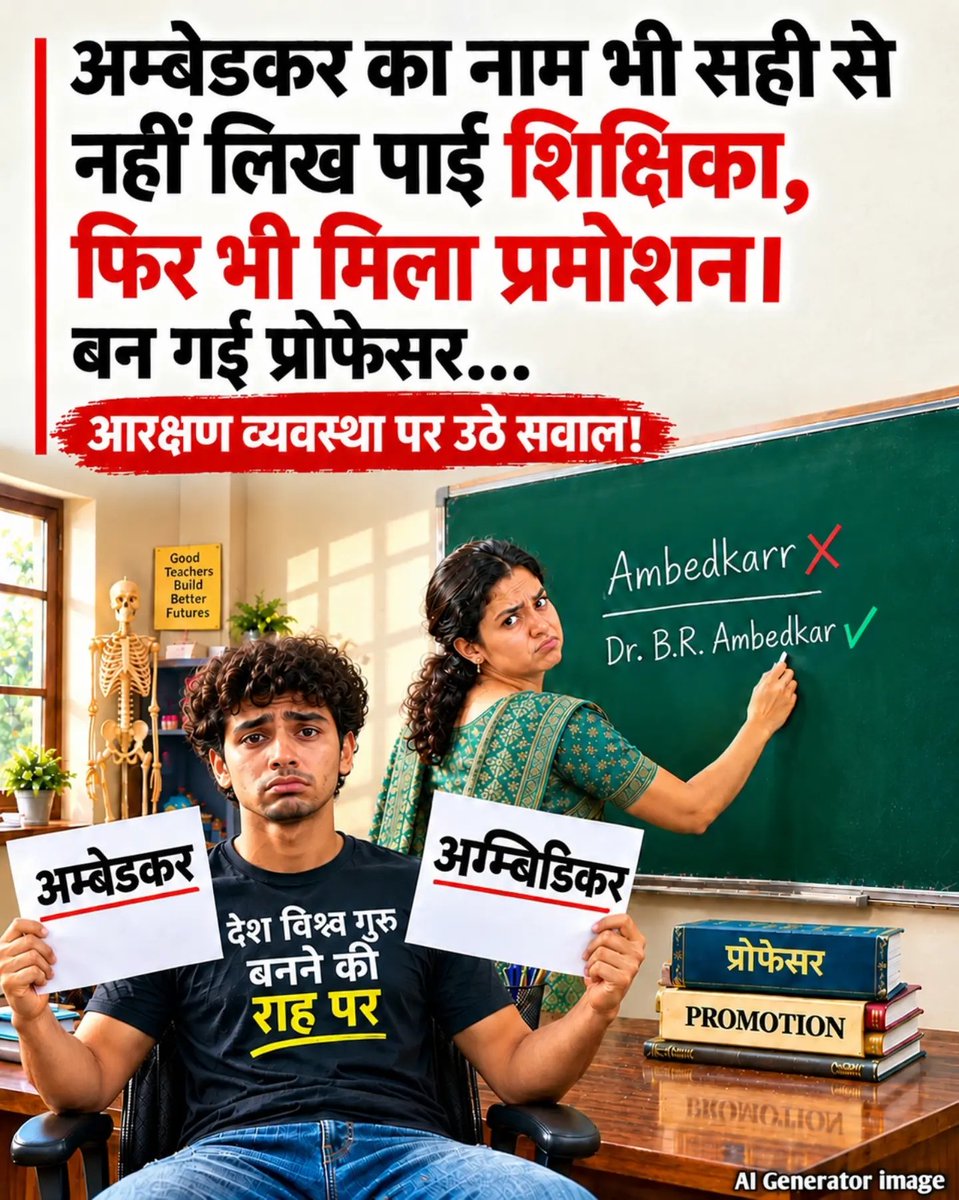 BigBuddy984657's tweet photo. आरक्षण ने शिक्षा व्यवस्था को पुरी तरह ध्वस्त कर दिया है https://t.co/UMfqWuWRiU