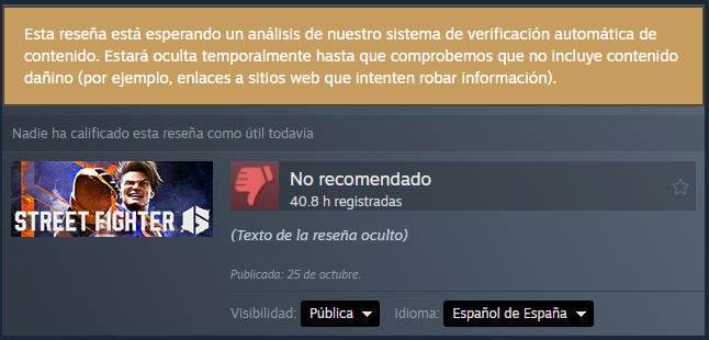 aleshoress's tweet photo. Demasiado suave he sido para la mierda de gente juega este juego, no me censures Steam https://t.co/EId35Th2Bt
