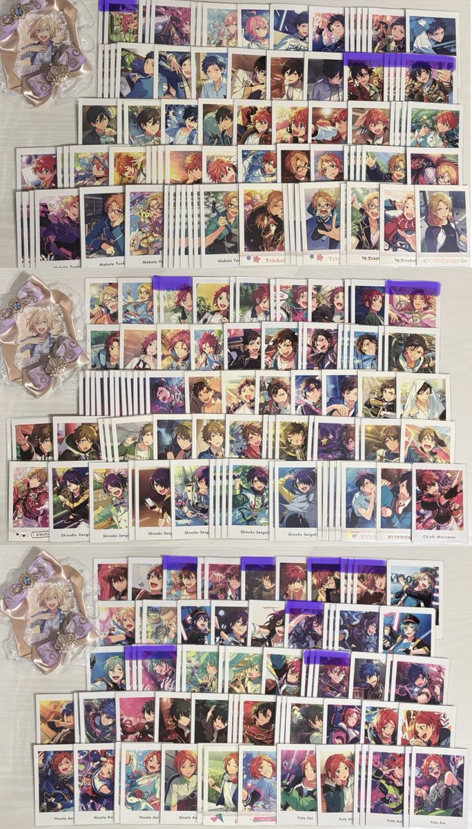 tsukI__e's tweet photo. 交換 譲渡 あんスタ ぱしゃっつ ぱしゃこれ クリアカード クリカ SP エモカ 周年 TRIP 特典

譲 1~3枚目参照 / 🟥は箔押し

求 bio欄記載キャラの紙・カード類 / 4枚目記載額＋送料

⟡郵便のみ 2~（まとめて優先）
⟡初回プロカ必読

 続きます https://t.co/MHCDp12vpx