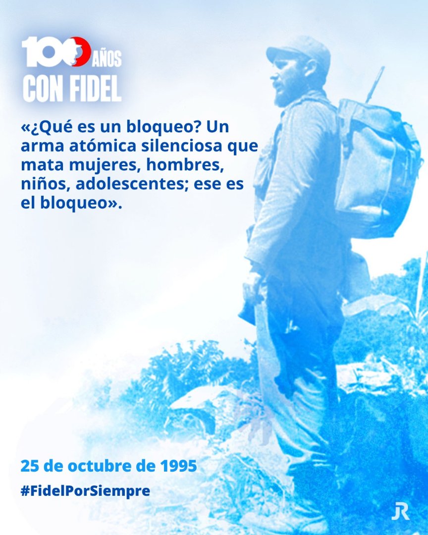 JuventudRebelde's tweet photo. Buenos días desde #Cuba🇨🇺 hoy 25 de octubre de 2026
📌Con #FidelPorSiempre en la memoria y en el ❤️ de #Cuba🇨🇺 
#100AñosConFidel https://t.co/qUExwwr6eQ