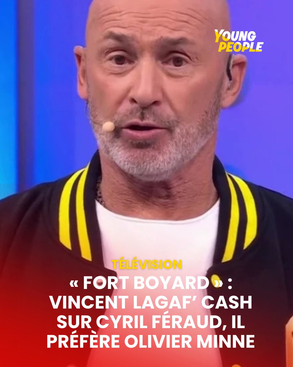 youngpeople_off's tweet photo. Vincent Lagaf' donne son avis cash sur l'arrivée de Cyril Féraud à la présentation de #FortBoyard ! En interview pour TV Mag, l'ancien visage du #Bigdil avoue sa préférence pour son grand ami Olivier Minne, tout en reconnaissant le talent du nouvel hôte. 🏰
📸 RMC https://t.co/CCB7koq1Eo