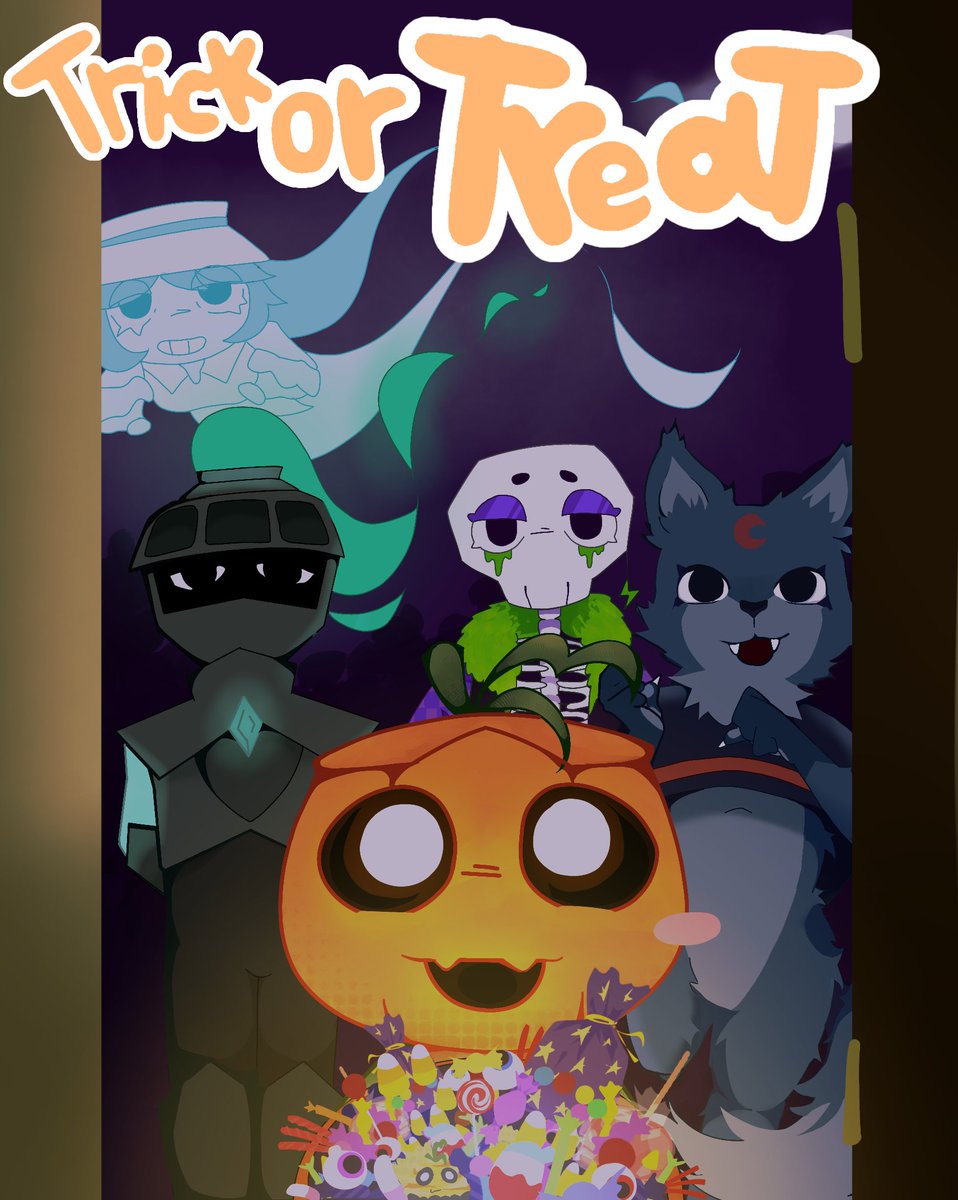 Cookiebirdsss's tweet photo. Dulce o truco?
Honestamente me quedo mejor el boceto que el dibujo final men
#halloween #Dandysworld #gourdy #ribbeca #eclipse #soulvester #connie https://t.co/yD1x7MYYbr