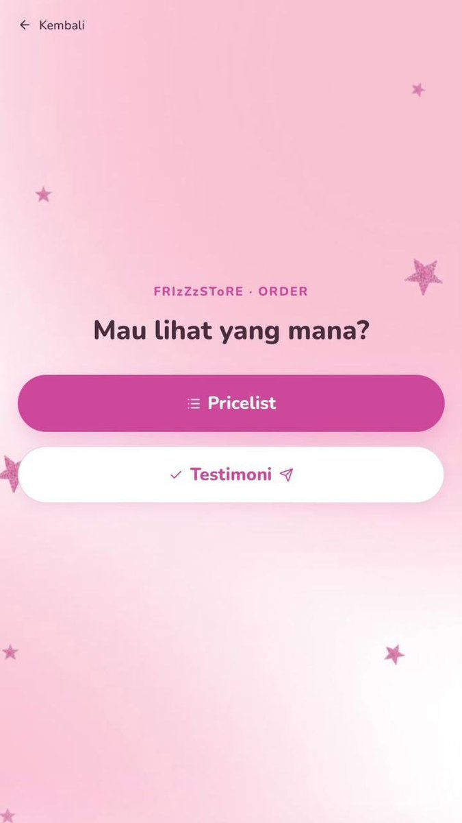 sertud's tweet photo. halloww ini cara pake webku yaaa

caranya⁉️
1. klik link webnya https://t.co/a8y2WyOi56
2. order skrng
3. klik pricelist
4. pilih 4pp yg kalian mw buyi
5. klik tanda (+)
6. otomatis ada plihan durasi, tinggal pilih ajah
7. klik order via WA

note: cek testii di @sujungshi https://t.co/Oxxw5MtoDj