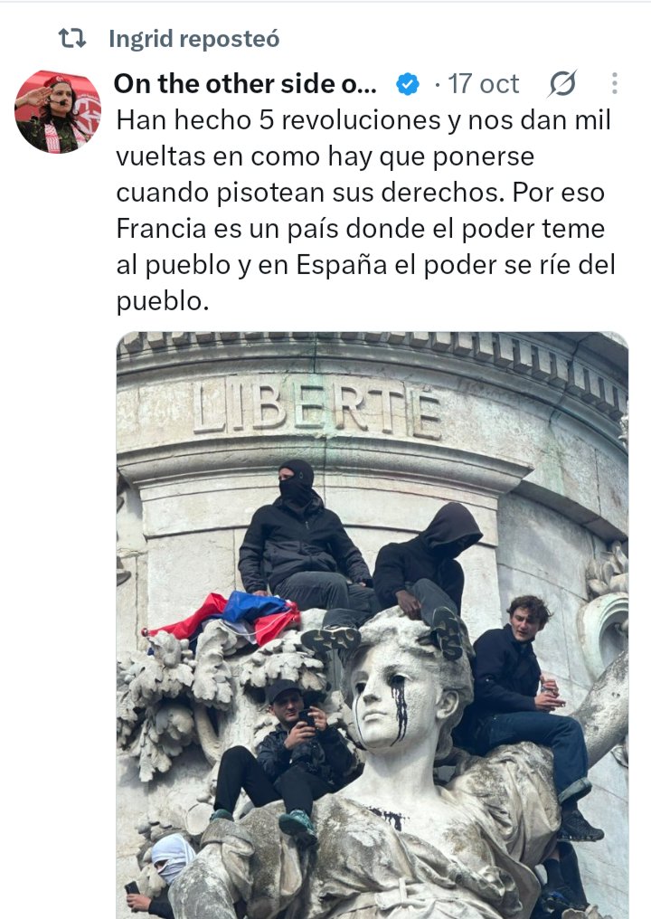 elpokemonese's tweet photo. La que retwitteaba esto durante los saqueos en Francia eras tú? https://t.co/8ICV1JI35V