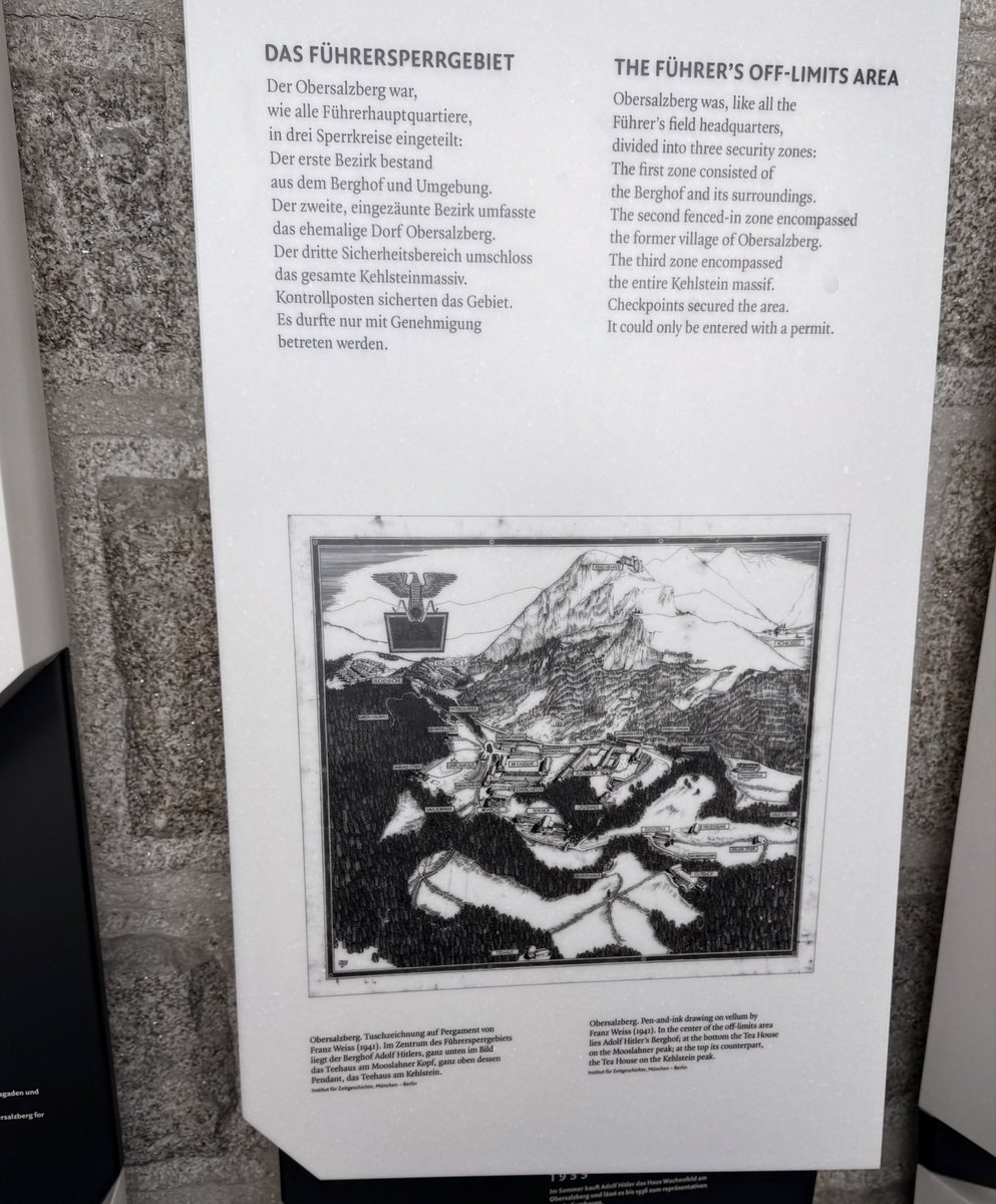 WW2Garrison's tweet photo. Eagle’s Nest Kehlsteinhaus - expand photo to view proximity of the Berghof (H’s house) to the Eagle’s Nest (top of the Kehlstein mountain. https://t.co/6ZtCoyKWDF