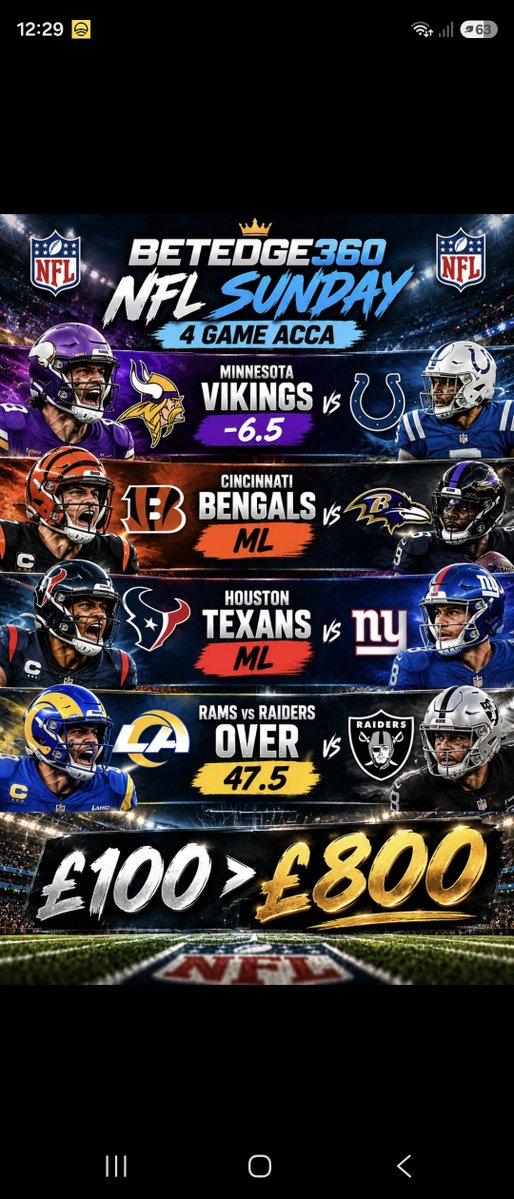 BetEdge360's tweet photo. NFL SUNDAY..enjoy your day degens https://t.co/2bON7eciZm