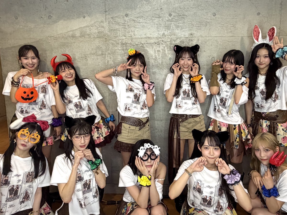 JuiceJuice_uf's tweet photo. ◤￣￣￣￣￣￣￣￣￣￣￣￣￣◥
  Juice=Juice Room Tour 2026
                   5ROOMS
◣＿＿＿＿＿＿＿＿＿＿＿＿＿◢

群馬公演ありがとうございました！
10月公演最後ならではのステージは
いかがでしたか？🎃👻

次回は武道館！
これまでとは違うRoom Tourを
ぜひお楽しみに❤️‍🔥

✨🚪 Juice=Juice Room Tour 2026 🚪✨
 「5ROOMS -SUITE-」
🗓️11/6(金)18:00
📍 日本武道館 (東京)

#JJ_5ROOMS
#juicejuice 
#helloproject
#halloween