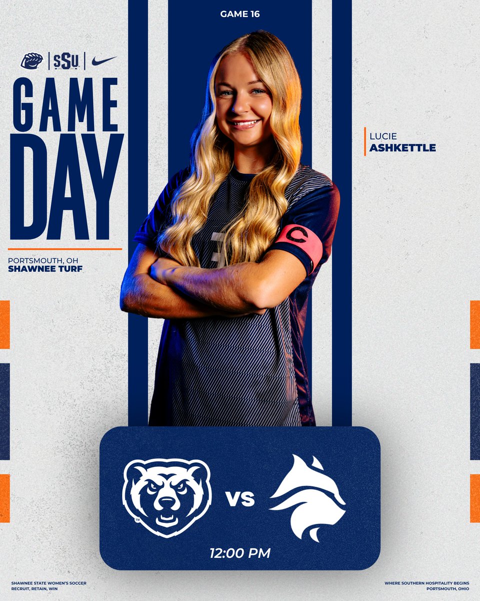 SSUBears's tweet photo. 𝑰𝑻'𝑺 𝑺𝑬𝑵𝑰𝑶𝑹 𝑫𝑨𝒀 🗣️

🆚 West Virginia Wesleyan
⏰ 12 p.m.
📍 Portsmouth, OH
🏟️ Shawnee Turf
📺 https://t.co/x87tH4Jqdc
📊 https://t.co/YN1Nxkehtm

#GoBears https://t.co/sh53hRQSjk