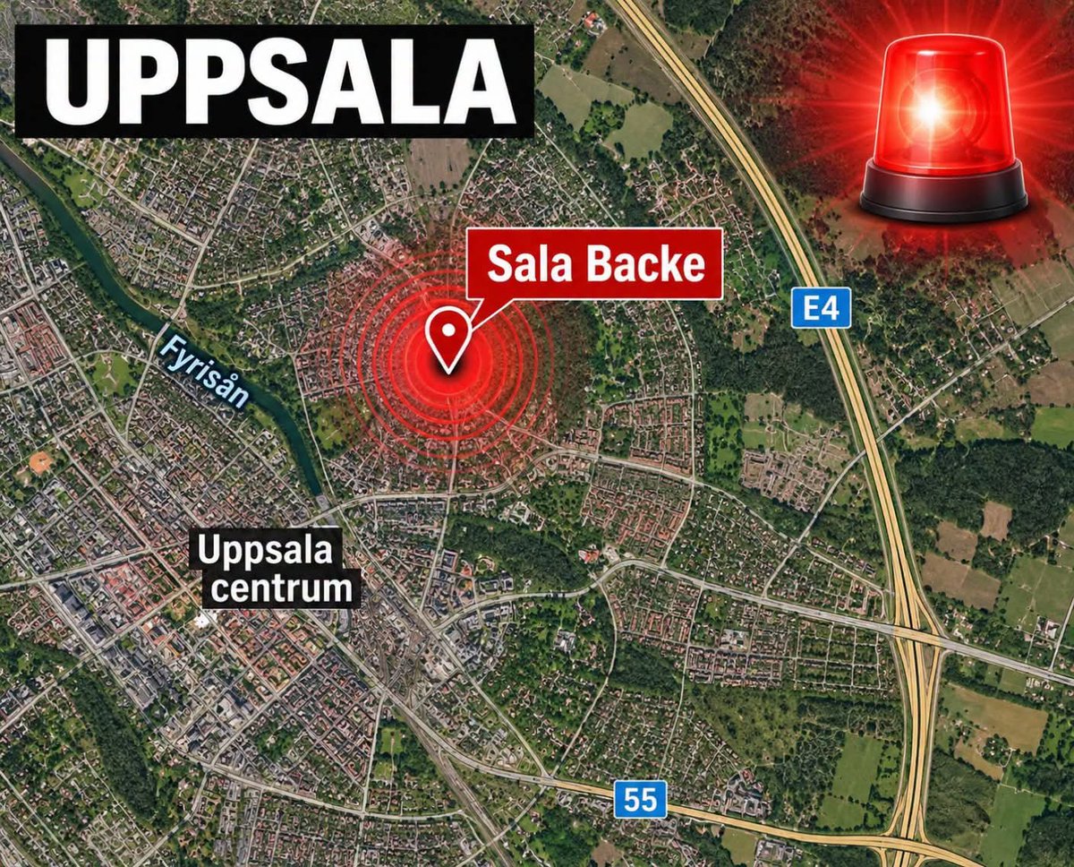 Anna1849's tweet photo. Brottsplats Stockholm:🚨 UPPSALA: Stor pågående polisinsats sedan klockan 11 – uppgifter om att en hel familj gripitsEn större polisinsats ska ha pågått i Uppsala sedan klockan 11 under söndagen.Enligt uppgifter till vår sida ska insatsen vara kopplad till misstänkt könsstympning, där en hel familj uppges ha gripits.Det är ännu oklart hur många personer som ska ha frihetsberövats och vilka misstankar som riktas mot respektive person.Uppgifterna om gripandena och kopplingen till könsstympning är ännu inte officiellt https://t.co/ufkZdd0e5a följer händelseutvecklingen och återkommer med mer information.