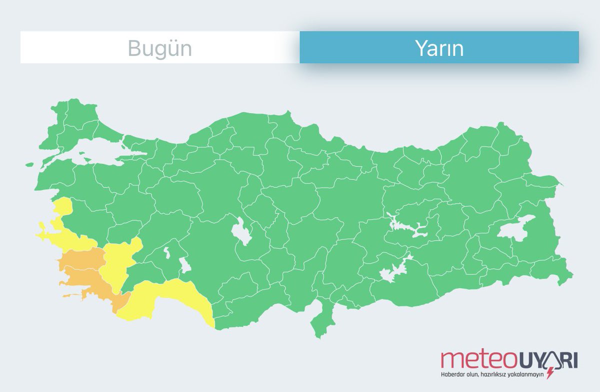 csbgovtr's tweet photo. Meteoroloji Genel Müdürlüğümüzün verilerine göre; 26 Ekim Pazartesi günü öğle saatlerinden itibaren Muğla, Aydın illerimiz ile Antalya’da Elmalı, Finike, Kaş, Korkuteli, Kumluca, Demre ve Kemer ilçelerimizde kuvvetli ve çok kuvvetli gök gürültülü sağanak yağış bekleniyor.

Muhtemel sel, su baskını, heyelan, ulaşımda aksamalar, yıldırım, yerel dolu, kuvvetli rüzgar ve hortum riskine karşı vatandaşlarımızın dikkatli ve tedbirli olmaları gerekmektedir.

@meteoroloji_twi