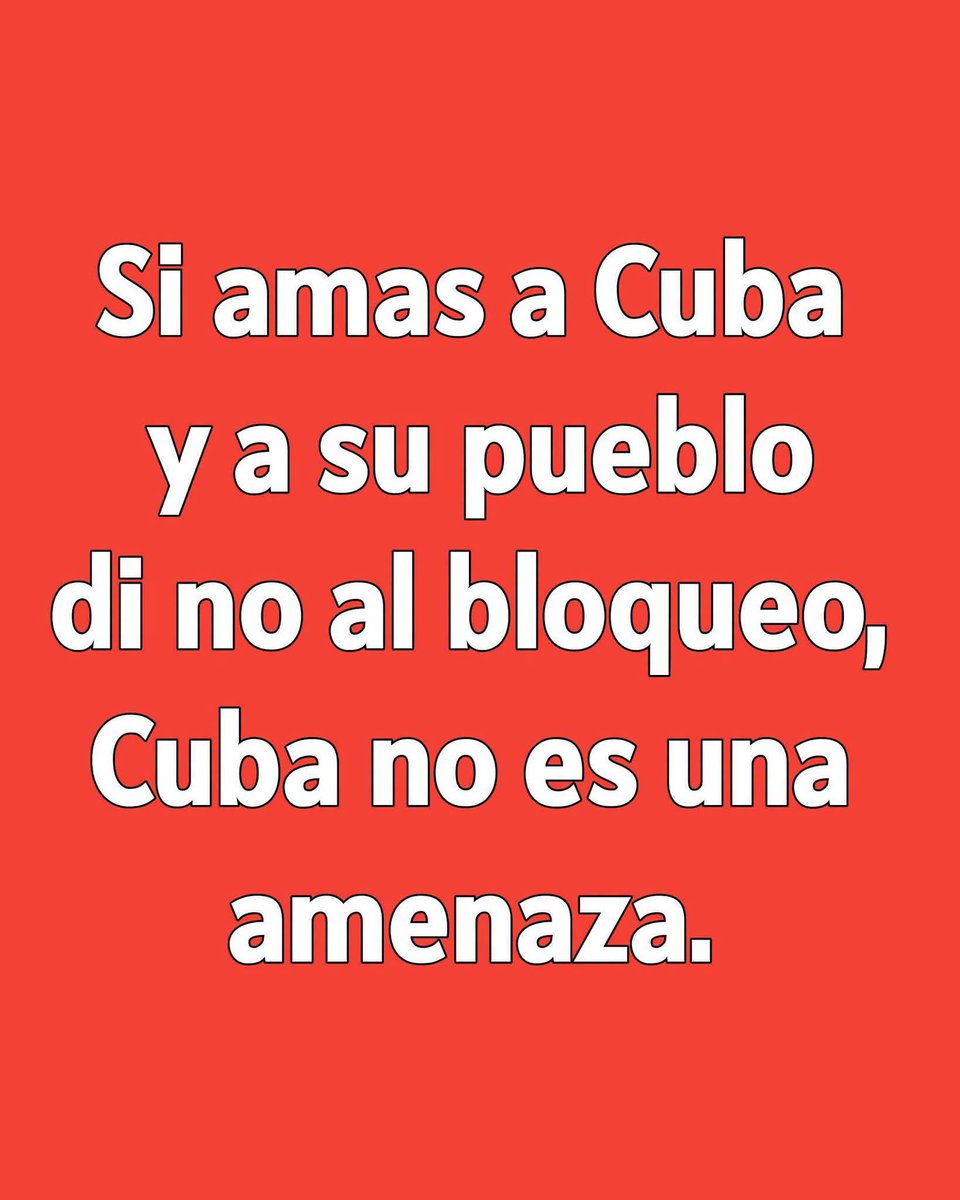 Colina_CTCuba's tweet photo. 🇨🇺 #CubaNoEsUnaAmenaza el bloqueo sí. https://t.co/TCb0plf6jQ