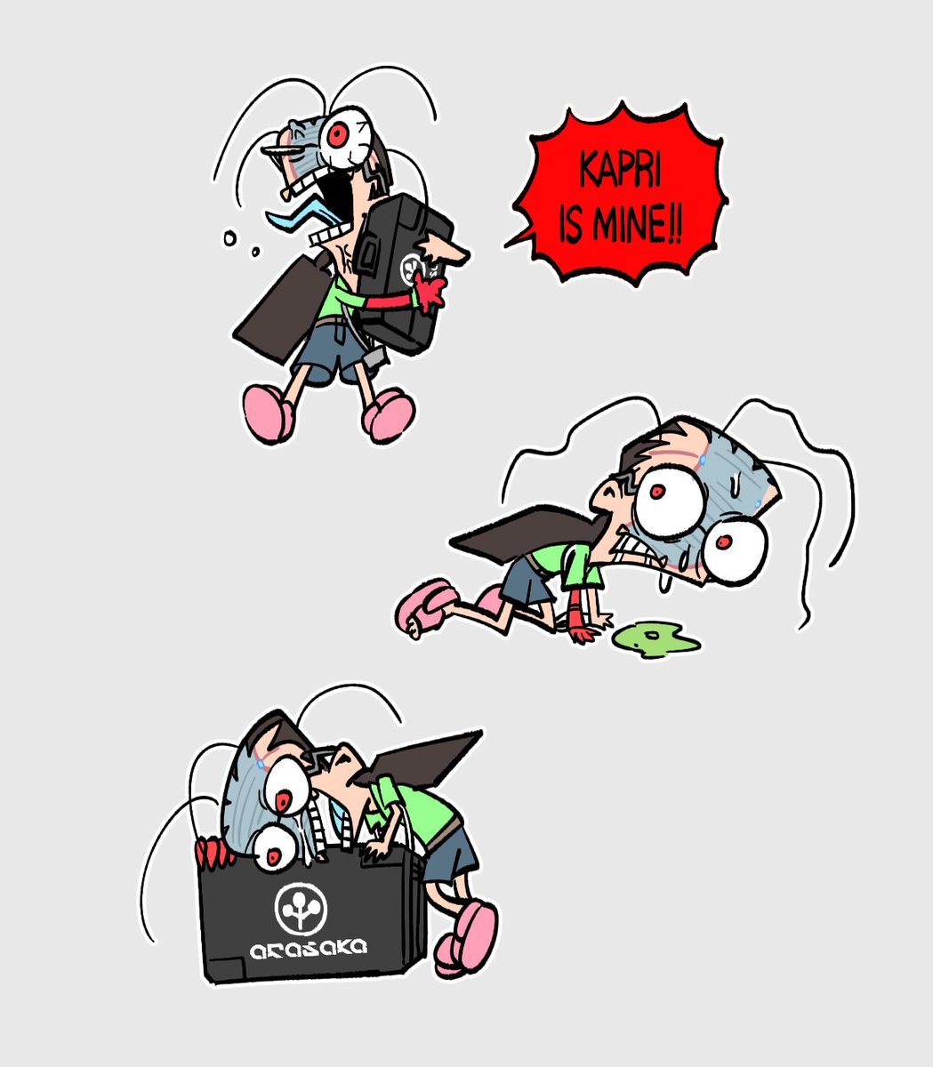 tsukidashilife's tweet photo. #Edgerunners2 Kyoko (invader Zim art style) https://t.co/7hGWkNevfl