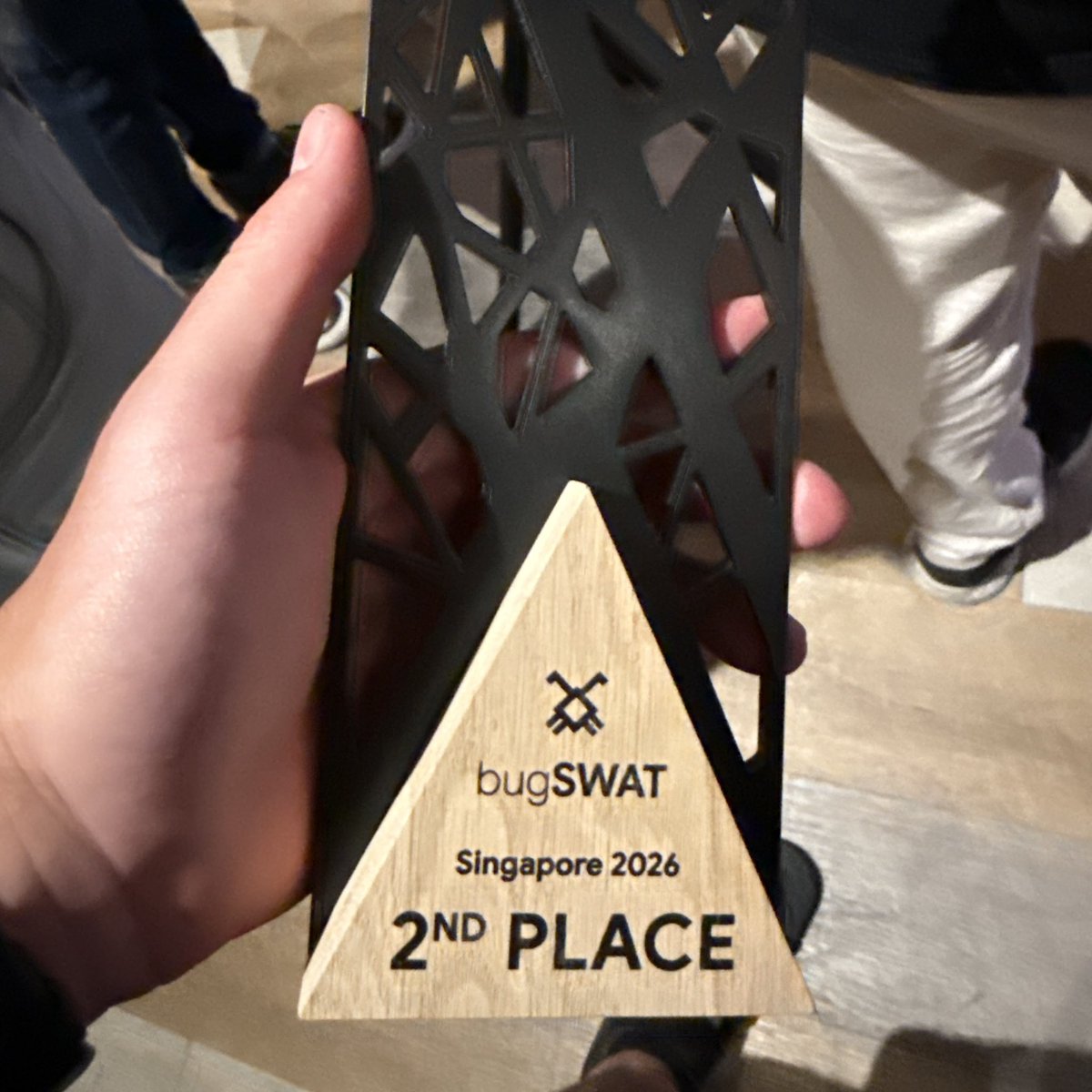 rez0__'s tweet photo. I got second overall at the Google Bugswat in Singapore!! 🎉☺️

It was a talented group of almost 50 hackers so I am really proud of the findings and thankful to have been invited! https://t.co/dSbsyotAxV