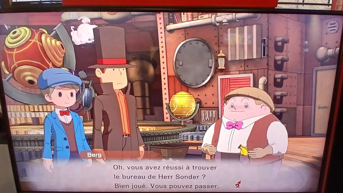 MorueVorace's tweet photo. Screen du nouveau Layton dispo en essai à la PGW. Il y a aussi des pnj en fond qui flottent. Bon Level 5 vous pouvez plus vous cacher maintenant…. https://t.co/5KSThNf0GX