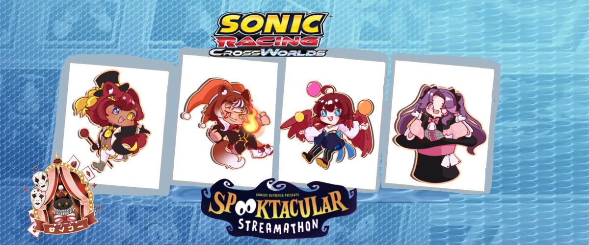 SaikoShowVT's tweet photo. Gonna be drifting for charity today at 5PM EST! 

Make sure you come by and watch seasoned racer Pyon leave the rest of Saiko Show in the dust as we raise money for Gamers Outreach Spooktacular. Let's get games and Go Karts for the kiddos recovering in hospitals so they can race like Sonic! 💪🚗🦔

#SS2026
