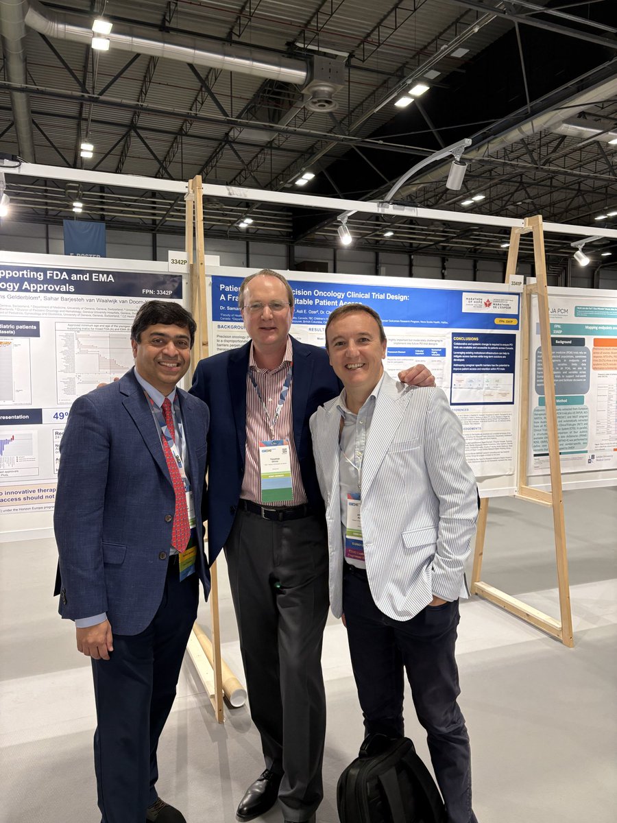 Alfdoc2's tweet photo. The trio is finally reunited! 🎉
What a pleasure to catch up with my great friends and colleagues @VivekSubbiah @Timothee_MD  at #ESMO2026 in Madrid!
And what better occasion to celebrate our latest publication in the Journal of Clinical Oncology! 🍾
https://t.co/EJakjdxkuC…
Great science, stimulating discussions, friendship, and a shared passion for challenging established thinking and improving cancer care.
Because science is even better when you get to share the journey with people you genuinely enjoy working with!
Here’s to collaboration, and many more papers together! 🥂
#ESMO26 #ESMOAmbassadors #JCO #Immunotherapy #Oncology #CancerResearch #Collaboration