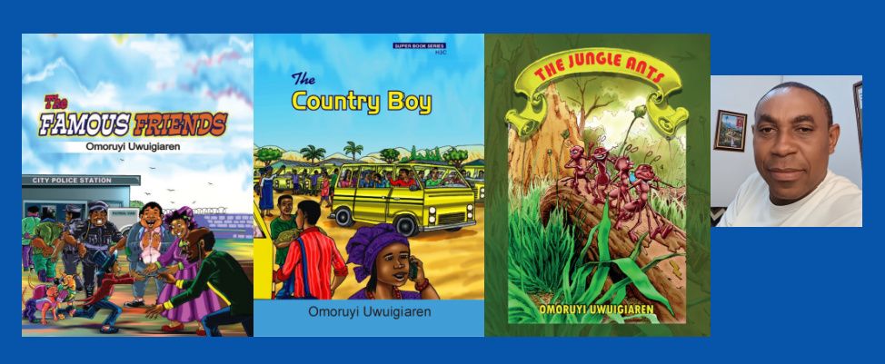 AuthorNetwork's tweet photo. Omoruyi Uwuigiaren is the #author of 
“The Famous Friends” #children #teens
“The Country Boy”
“The Jungle Ants”
“Stranger on the Farm”
“Baby Thomas” #literary
“The Refugees”
https://t.co/jv8JrTuyCB
#amreading @omoruyiu #goodreads #iartg #ian1 https://t.co/tVwvaGzSHX