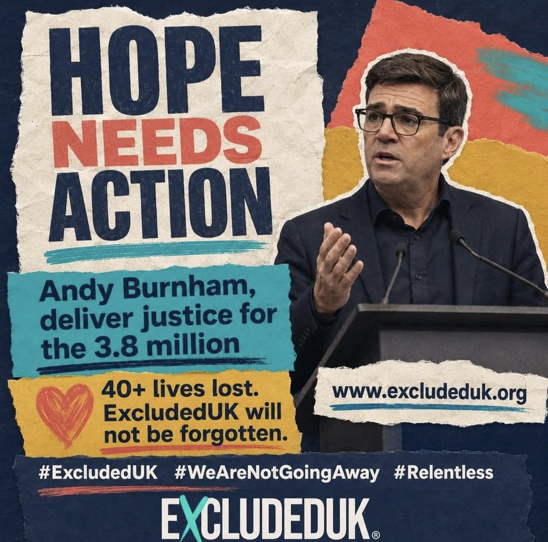 ExcludedFighter's tweet photo. @LibDems @libdemdaisy, yourself, @EdwardJDavey and 40+ heard our #ExcludedUK crisis at conference. Ed pledged to raise it on a Party Level. Lives and livelihoods are still being lost; families in abject poverty years on. Action at the #Budget.

@ExcludedUK @PA @MP4Stratford @sarahjolney1 https://t.co/53g8tvVi4K