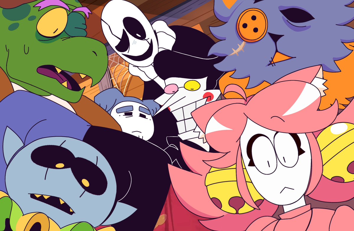 maomaom3w's tweet photo. I don't remember this scene #deltarune #spookymonth https://t.co/ntph18Pkyc