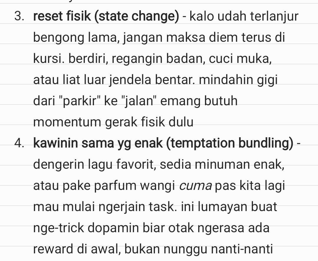 asselerate's tweet photo. berikut cara pribadiku utk mengakali kondisi ini, somehow kyk hacks wkwk😭

walo msh angin anginan juga, ga selalu konsisten, cuman gapapalah ya.. 

kalau kalian sendiri bgmn guys? feel free to share your ways ya.. https://t.co/sCKBhP7dVE