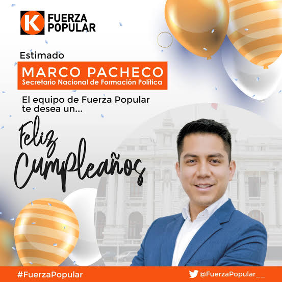 cviguria's tweet photo. En El Peruano se publicó la delegación de avanzada de despacho presidencial que acompañará a la presidenta Fujimori a El Salvador y España. En el grupo se incluye a sus comunicadoras, principalmente, entre ellas, Lucía Pacheco Quispe, hermana del diputado Marco Pacheco Quispe. 

Pacheco figura como parte del equipo de comunicación estratégica del Despacho Presidencial. Al igual que su hermano el diputado, ha trabajado por un periodo en el Congreso. En su momento, Marco Pacheco fue asesor de la entonces congresista Rossangela Barbarán, antes laboró en varias comisiones parlamentarias vinculadas a Fuerza popular. Asimismo, es dirigente del partido.