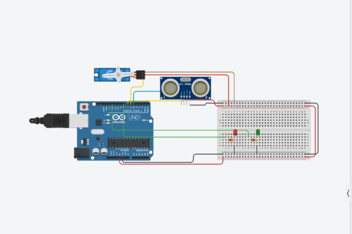 Orion_Labs23's tweet photo. Built an automated proximity door system using an HC-SR04 distance sensor, servo motor, and status LEDs on Arduino Uno in Tinkercad.@HavilahAcademy
🔗 https://t.co/NMhJvDYYJ4 https://t.co/1PyTISa1kI
