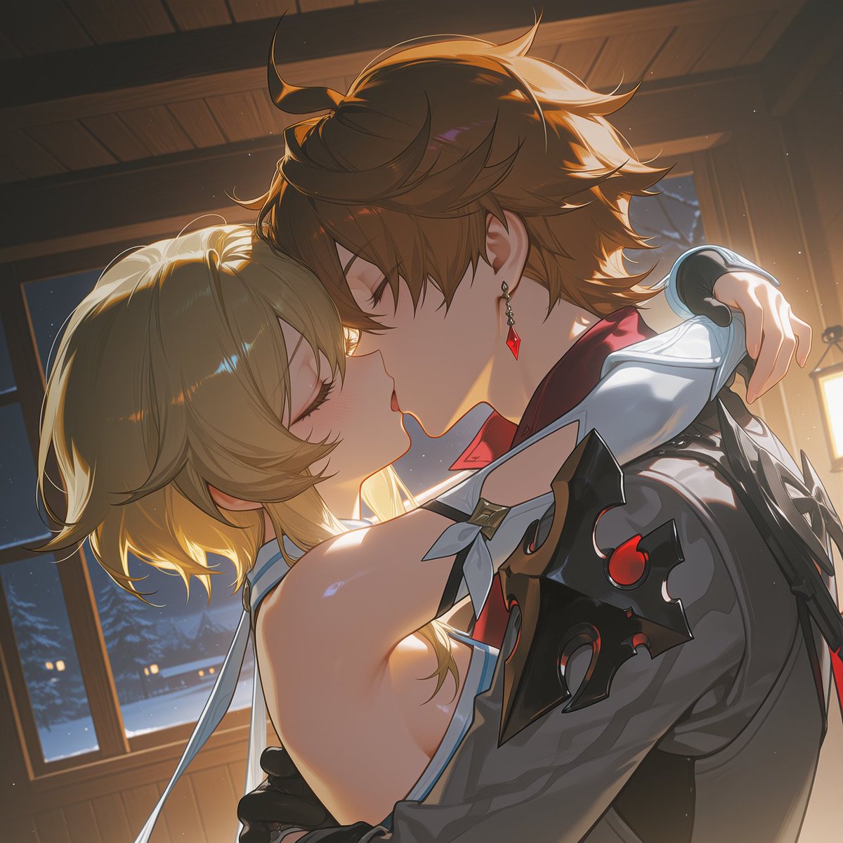 yurika46__'s tweet photo. Lumine x Childe
SFWイラスト

"I do miss you..."

full set (59p) now available on Unifans!
#Lumine #Tartaglia #chilumi #GenshinImpact