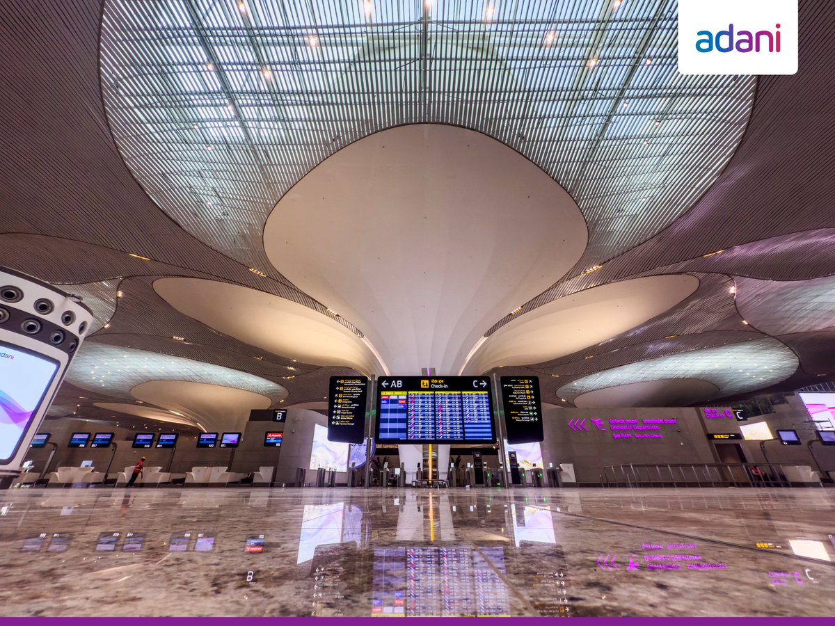 AdaniOnline's tweet photo. In line with the broader transition plan for domestic and international airlines to facilitate the redevelopment of Terminal 1 at Chhatrapati Shivaji Maharaj International Airport (CSMIA), Air India Group will commence a phased transition of select domestic and West Asia services to Navi Mumbai International Airport (NMIA).

Air India Express will operate four daily domestic flights from December 2026. Its planned services to Kuwait* and existing services to Oman will operate from January 2027.

Air India Group will progressively transition Air India Express services to Jeddah, Riyadh, Dammam, Doha, Muscat and Sharjah to NMIA, with the process expected to be completed by the IATA Northern Summer 2027 season.

@airindia 
@navimumairport 

*The transition of services to Kuwait from NMIA is subject to the requisite approvals.