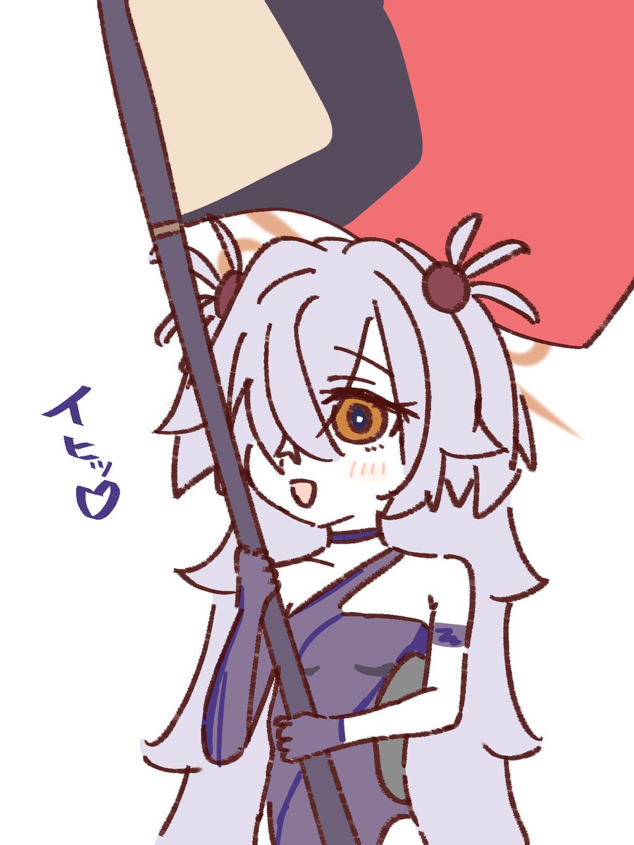 TsukasaMinato's tweet photo. ブルアカらいぶ！お疲れ様でした〜
カノエ(レーシング)らくがき https://t.co/nBUNjH6t4j