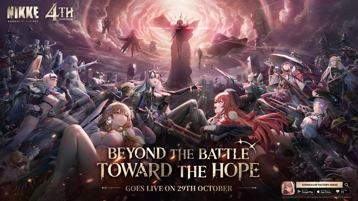 ShadowNewsHQ's tweet photo. 🎮 GAMES

NIKKE is taking over Times Square for its 4th anniversary.

The Goddess of Victory: NIKKE update lands October 29 with Marian: Queen, a free SSR Rapunzel: Sanctuary, Main Chapters 49-50 closing the Underground Ark arc, and a Stellar Blade music collab. Marian takes over One Times Square all day on launch day.

via Level Infinite

#ShadowNews #NIKKE