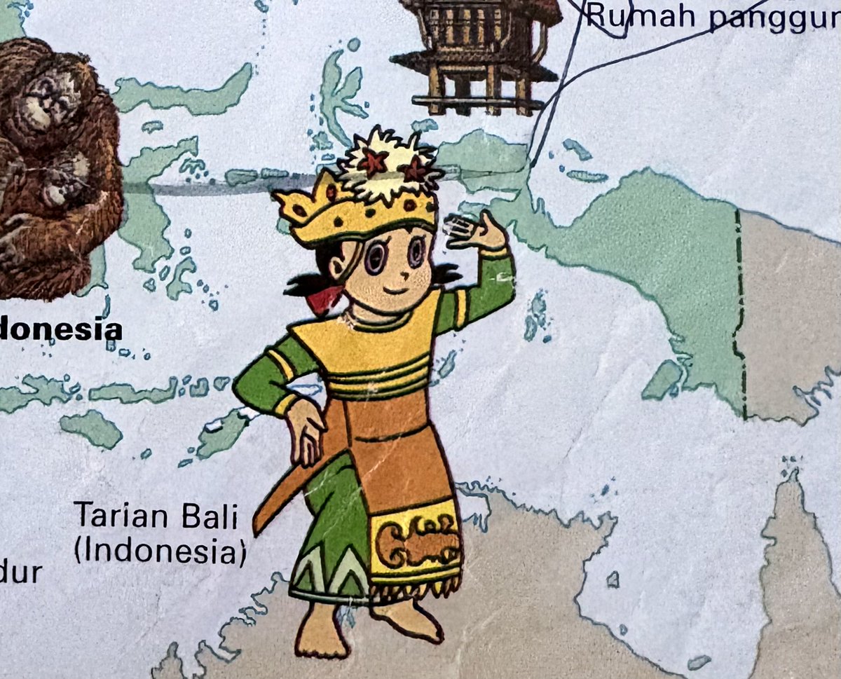 DoraemonHariIni's tweet photo. Supaya tidak iri dengan referensi Singapura, mari ada gambar Shizuka di Bali https://t.co/atyZGdVUZG