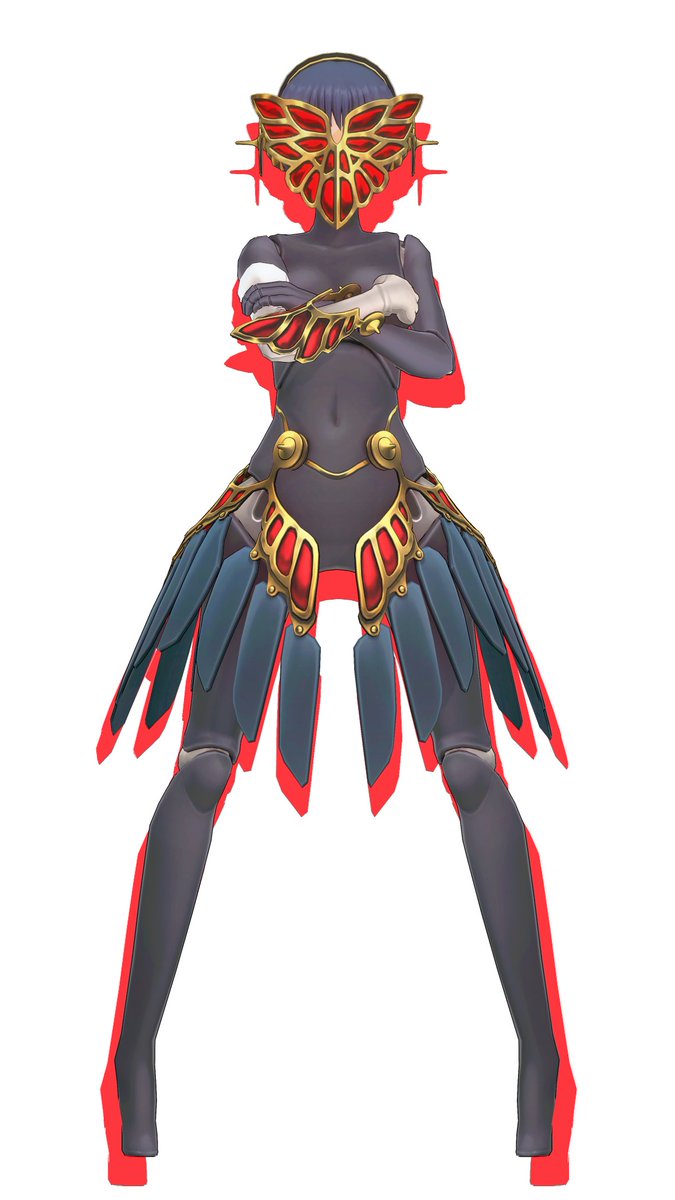 DespairMirror's tweet photo. here's metis hitting the gainax pose because i was bored. metis my beloved https://t.co/L9YyFvijfk