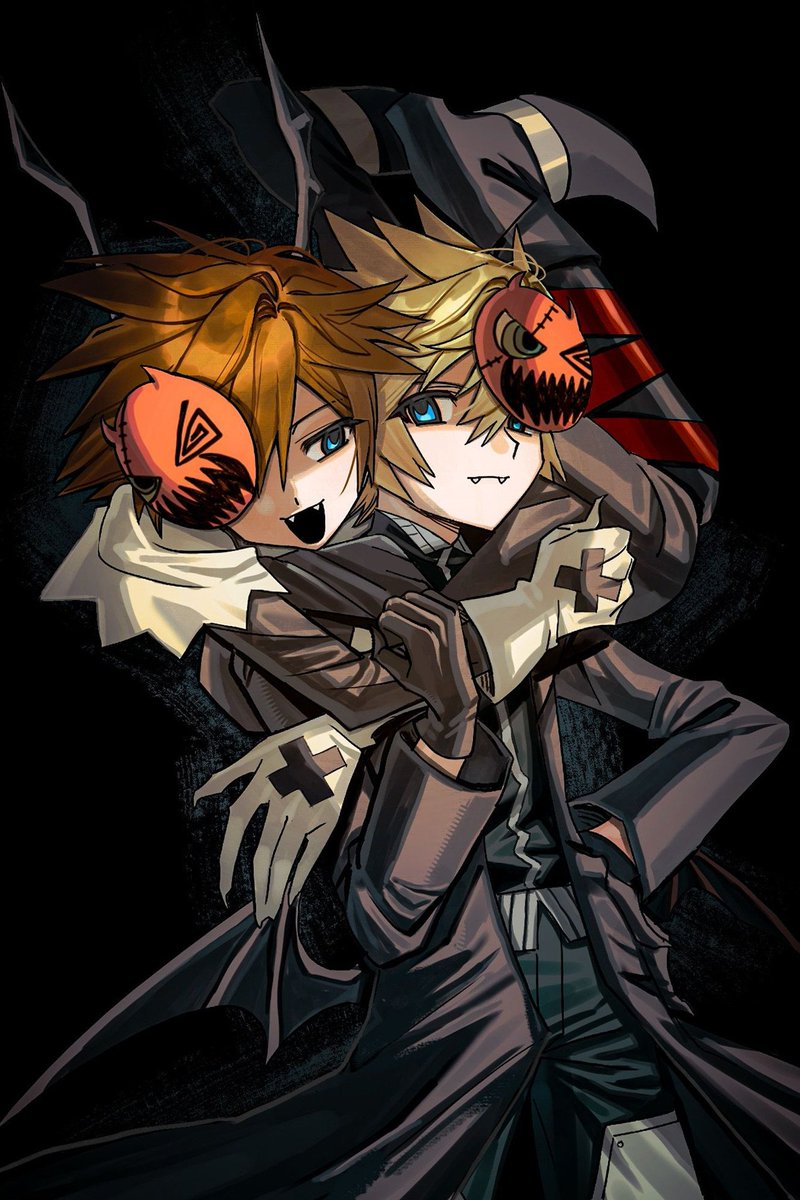 moomusapi's tweet photo. A collab with my friend, Light-sensei! @kk9aEONFURCWEke 
The theme is Vampire AU 💙🖤 https://t.co/3NqdTsY4S4