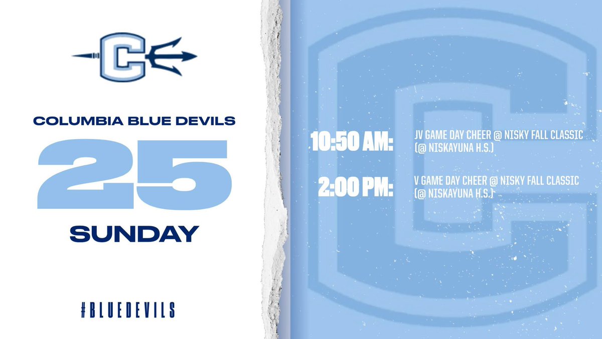 BlueDevils_CHS1's tweet photo. Columbia Blue Devils Athletic Schedule: https://t.co/C8hQlODUW6