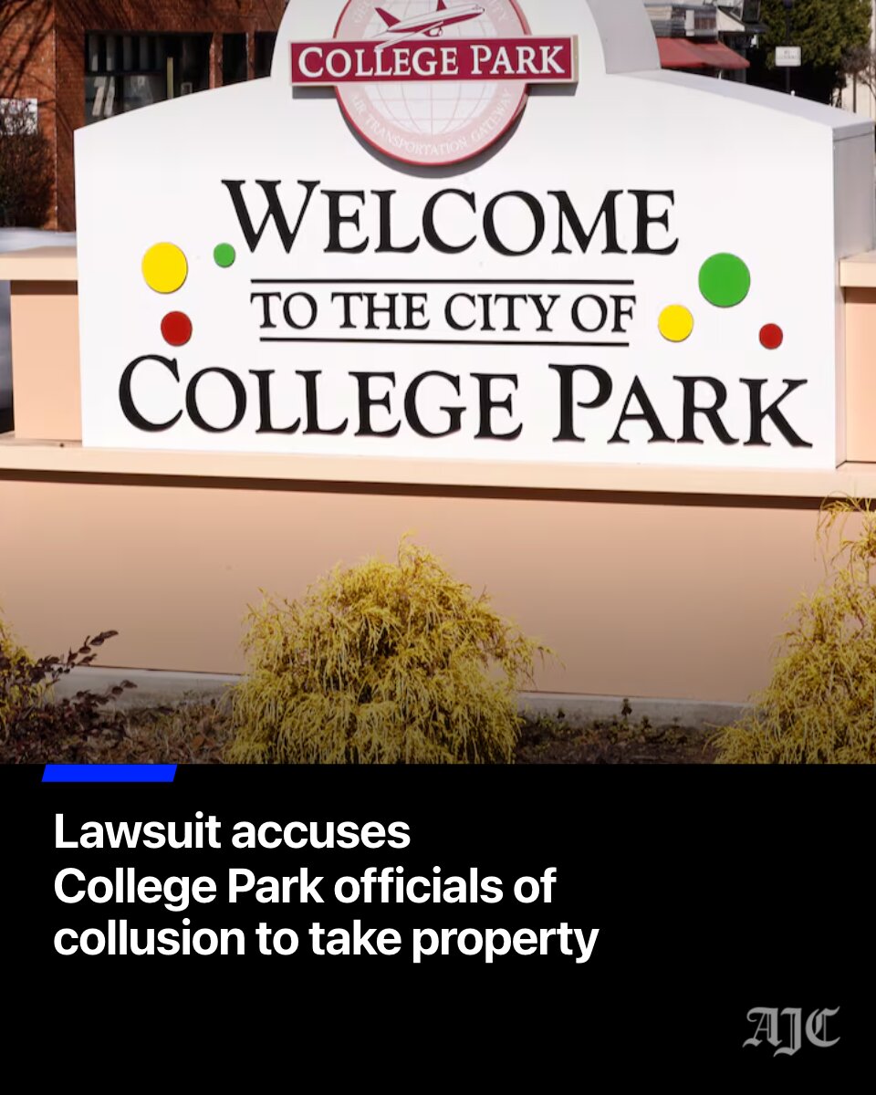 ajc's tweet photo. The lawsuit accuses defendants of attempted bribery, extortion and making false statements, though it doesn’t specify which actions support each of those claims. https://t.co/j41ycvCVq7