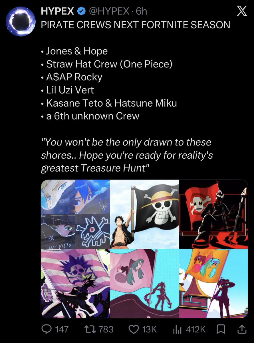 jntrn_'s tweet photo. @PBOfOooTWT @000O0000O0000 @VissyVmto @BenPlaysFN I disagree. I would define a collab season as a season, where the main theme revolves around collabs. Therefore i consider this a collab season, because would you look at that, possibly 5/6 of the crews are a collab. Also theres a 90% chance the map is fully a collab aswell… https://t.co/dmxwef3E47