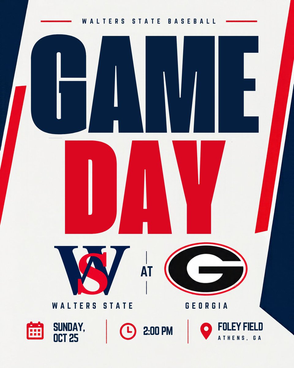 WSCCbaseball's tweet photo. Senators travel to Athens, GA to take on the UGA Bulldogs in our final fall scrimmage of 2026. #Tradition https://t.co/OdQ5ThZ5yL