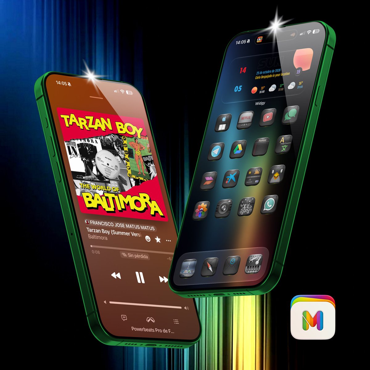 matuspalma's tweet photo. Good afternoon Champs! 🙋🏽‍♂️📱 17 Pro Max🕺🏽Featuring "ShowCuts" and "ShowAE" 😍🔥 by @SeanKly no jailbreak required! Stunning "Dark Desiré 2 icons😍🔥by @Coccco28 a beautiful wallpaper by @aan__x, and a gorgeous widget 🔥😍 by my esteemed friend @Kmokhtar79 🤛🏽 @UtdAll @thgr34td4n3 https://t.co/0mI3io5G2R