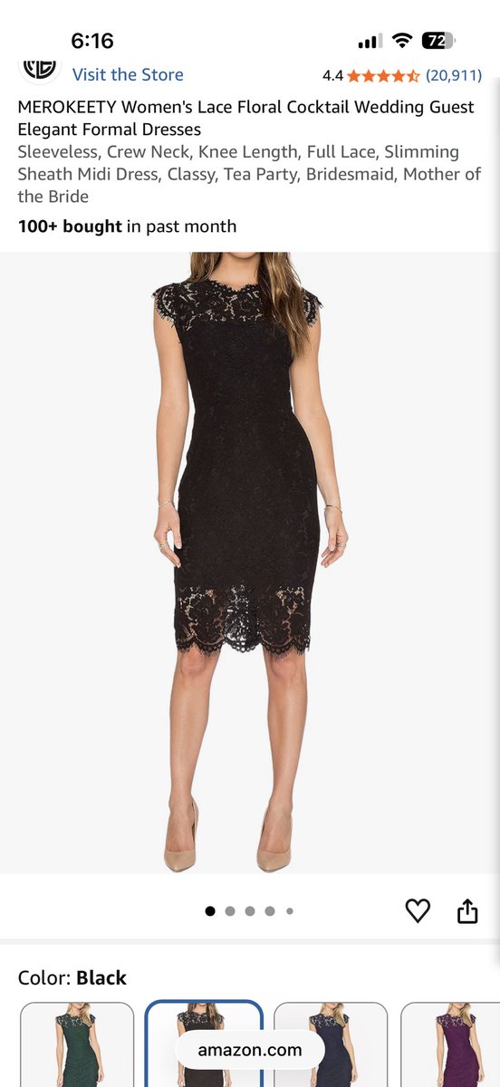 hollydungan's tweet photo. @annbauerwriter I was in a time bind and got lucky with this dress from Amazon! Wear it often - 

https://t.co/G4bvl5Pb15 https://t.co/LVNzAFOOVx