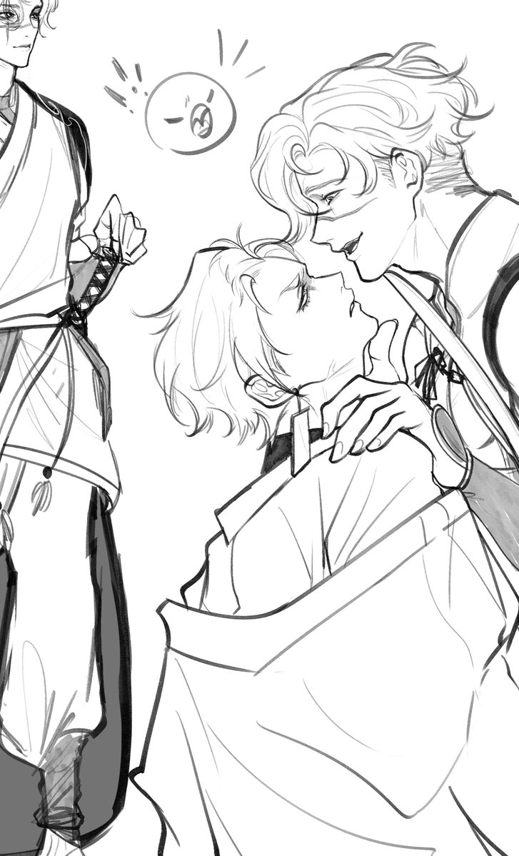 freleurvy's tweet photo. posting #bunsae crumb from me and my friend au so i don't forget I have the will to make them  t̶h̶r̶e̶a̶t̶e̶n̶i̶n̶g̶ ̶ flirting with eachother 🤍 https://t.co/BYbWpNpkRa